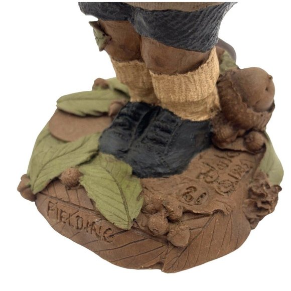 Tom Clark Gnome FIELDING Figurine #21 Soccer Goalie World Cup Buckeye COA 1986 - Picture 6 of 6